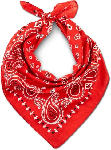 LOVARZI Premium Cotton Bandana Versatile Scarf For Men Women - Neck Head wear for sports - Cycling Hiking Walking Running in Kuwait