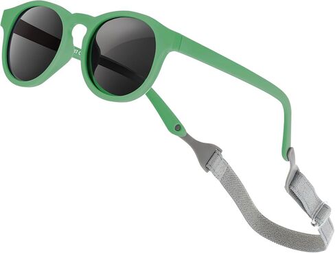 Baby Sunglasses with Strap Polarized Flexible UV400 for Infant Toddler Boys Girls Age 0-24 Months in Kuwait