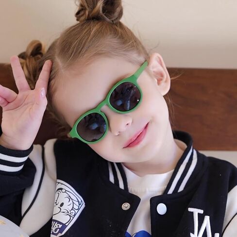 Baby Sunglasses with Strap Polarized Flexible UV400 for Infant Toddler Boys Girls Age 0-24 Months in Kuwait