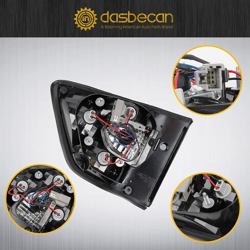 Dasbecan Inner Tail Light Rear Lamp Assembly Compatible with Chevy Traverse 2013-2017 Chevrolet Left Driver Side Replace 20956907 GM2802108 LH in Saudi Arabia