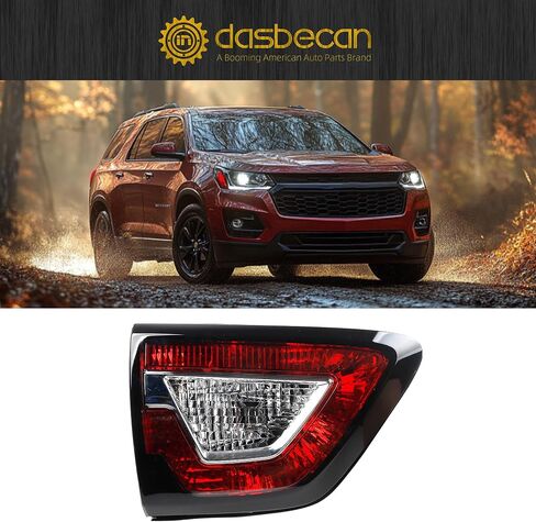 Dasbecan Inner Tail Light Rear Lamp Assembly Compatible with Chevy Traverse 2013-2017 Chevrolet Left Driver Side Replace 20956907 GM2802108 LH in Saudi Arabia
