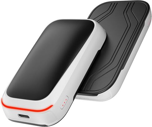 Gaiatop Rechargeable Hand Warmers 2 Pack, 2 in 1 Electric Portable Pocket Heater Rechargeable Hand Warmer Heat Therapy Black in Kuwait