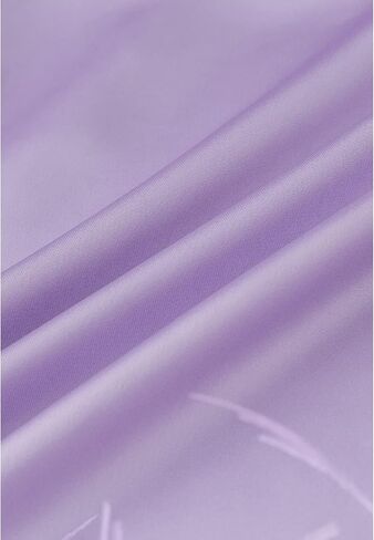 فستان CHICWISH نسائي أبيض/أسود/أرجواني من الريش الأثيري وياقة مقلوبة وأكمام طويلة من الساتان in Kuwait