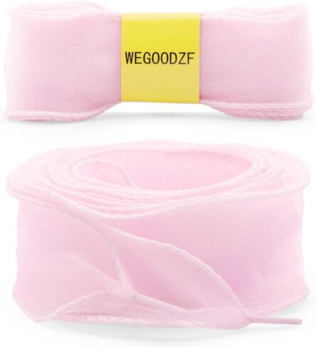 Flat Sheer Shoe Laces: 4CM Wide Fashion Snow Yarn Shoelaces 2 Pairs in Saudi Arabia