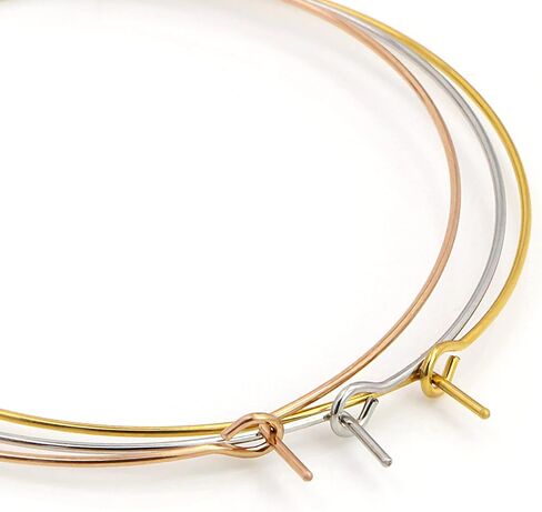 مجموعة 3 أزواج من الأقراط الرفيعة والكبيرة جدًا، أقراط ذهبية ضخمة عصرية مطلية بالذهب عيار 18 قيراط خفيفة الوزن مصنوعة من الفولاذ المقاوم للصدأ مجموعة أقراط دائرية هندسية كبيرة مجوهرات بسيطة للنساء in Kuwait