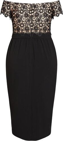 City Chic Women's Plus Size Dress Lace Glamou Ff in Saudi Arabia