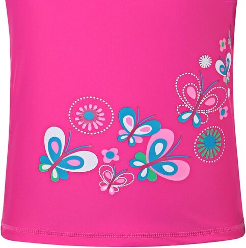 TFJH E Girls Short Sleeve Swimsuit Two Piece Swimwear UPF 50+ UV 3-12 Years in Saudi Arabia