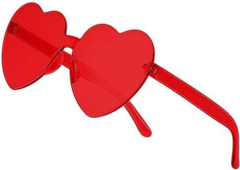 نظارات شمسية على شكل قلب للنساء، نظارات على شكل قلب، نظارات شمسية على شكل قلب، بنفسجي in Kuwait