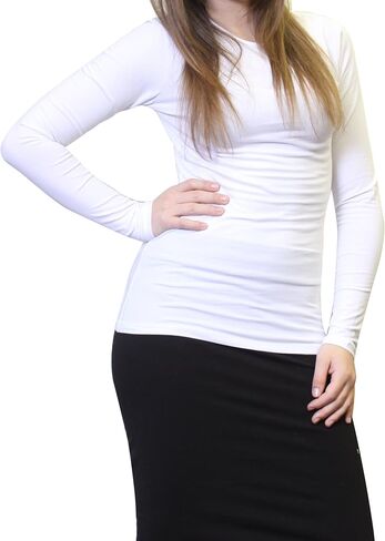 Kiki Riki Women’s Cotton Long Sleeve Shell T-Shirt Style 12528 in Kuwait