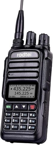 Radtel RT-830 144-148Mhz/420-450Mhz Dual Band Ham Radio, NOAA Weather Channel Long Range Handheld Two Way Radio 128CH Walkie Talkie Air Band Reception 3500mAh Battery in Kuwait