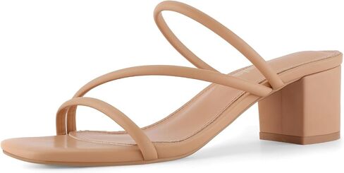 حذاء بكعب عريض من Shoe'N Tale للنساء بكعب منخفض مكتنز صنادل بكعب مربع مفتوح من الأمام سهل الارتداء in Saudi Arabia