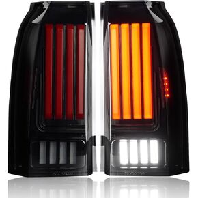 LED Tail Lights Assembly Fit for Chevy Tahoe & Suburban 2015-2020, Black Housing Smoke Lens