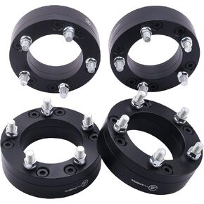VLAOSCHI Black Forged 6x5.5 to 5x5.5 Wheel Adapters 2 Inch with 14x1.5 Studs Compatible with Chevy-GMC-Toyota 6 Lug to 5 Adapter (5x139.7 Rims on 6x139.7 Truck) - Pack of 4 in Kuwait