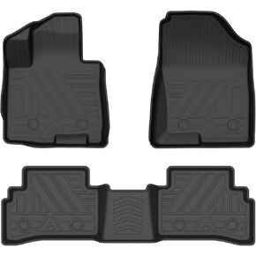 سجادات أرضية تناسب Hyundai for Tucson 2020-2023 (ليست للهجين)، سجادات مضادة للانزلاق عديمة الرائحة لجميع الأحوال الجوية باللون الأسود، مجموعة كاملة للصف الأول والثاني (5 مقاعد) in Kuwait