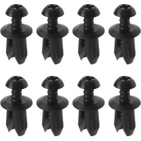 30PCS Car Bumper Fender Liner Clips Compatible with Mini 51168197908 & 51160141100 Plastic Boot Lining Trim Fastener Clips Push-Type Retainer
