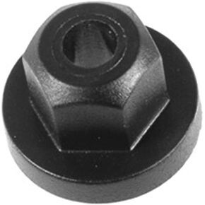 25 5mm Nylon Flange Nuts 10mm Hex For BMW & Mercedes Benz