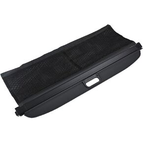 WFLNHB Retractable Cargo Cover Replacement for 2007-2014 Smart Fortwo Black Security Trunk Cover