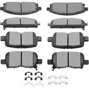 Ceramic Brake Pads Kits,SCITOO 8pcs Brakes Pads Set fit for 2003-2006 for Acura MDX