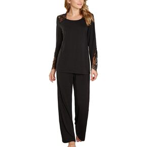 Ciormis 2024 New Women's Pajama Sets 2 Piece Soft Comfy Long Sleeve Lounge Sets Loungewear pj Set Nightwear