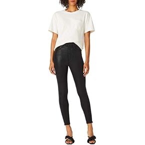 HUDSON جينز سنترفولد إكستريم هاي رايز نحيف للغاية باللون الأسود اللامع للغاية باللون الأسود اللامع 28 28 in Kuwait