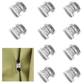 10 Pack Premium Magnetic Curtain Clips - Clamp-Style Fixation, Secure Magnets for Curtains, Easy Setup with Pliers, Strong Hold