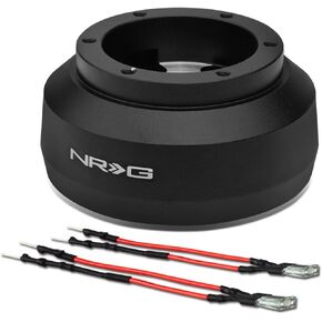 Auto Dynasty Replacement for Porsche 911/944/968/986 Powder-Coated NRG Steering Wheel 6-Hole Hub Adapter Kit