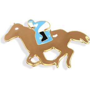 Kentucky Derby Brooches for Women Horseshoe Brooches Derby Race Horse Riding Suit Brooch Pins Derby Outfits Accessories