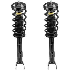 Front Strut Shock Assembly w/Coil Spring Compatible with Dodge Challenger 2012-2014 & 2015-2022 3.6L, Charger RWD 2012-2022, Replace 172665, Left & Right, 2PCS