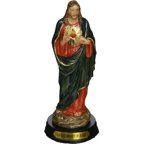 5-Inch Sacred Heart of Jesus Holy Religious Figurine Decoration Statue