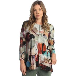 Jess & Jane Toscana French Brushed Knit Patch Pocket Tunic