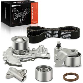 A-Premium Engine Timing Belt Kit with Water Pump Compatible with Honda Passport 1998-2002 & Acura SLX 1998-1999 & Isuzu Amigo 1998-2000, Axiom, Rodeo, Rodeo Sport, Trooper, VehiCROSS - 3.2L 3.5L