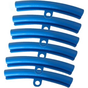 6PCS Wheel Rim Protector Set Tire Changing Edge Saver Tool Protection Fixing Tyre Rim Cover Case for a Motorcycle, Car or ATV Blue in Saudi Arabia