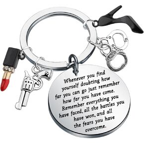 Lywjyb Birdgot Musical Keychain Musical Inspired Gift Broadway Musical Lover Gift Chicago Gift