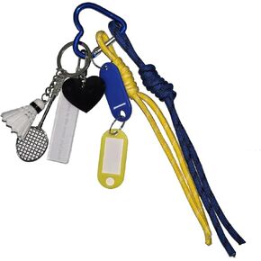 Rope Bag Charm,Heart Keychains, Mini Ping - pong Ball Pendants, For keychain accessories, Bag Charms, Car Accessories.