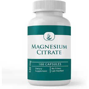 Pure Original Ingredients Magnesium Citrate (365 Capsules) No Magnesium Or Rice Fillers, Always Pure, Lab Verified