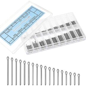 360 Pcs 6-23mm Watch Band Link Cotter Pins Assortment, Watch Strap Bars, Watch Link Repair Kit, Watch Band Tool for Watch Repair