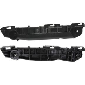 DAT AUTO PARTS Front Left Driver & Right Passenger Side Bumper Cover Bracket Retainer Pair Set Of 2 Replacement For 2007-2011 Toyota Yaris Black Smooth TO1033115 TO1032115 5253552060 5253652050