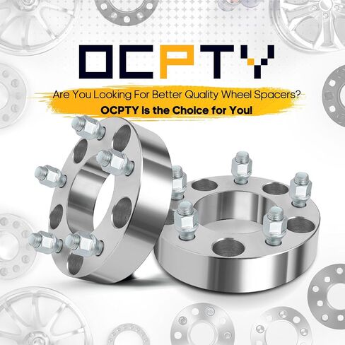 فواصل عجلة OCPTY 5x135 إلى 5x135 فواصل مزورة حقيقية 1.5 بوصة مع خيط 14x2 مقاس 87.1 مم يناسب 1997-2003 لـ F-150 1998-2002 للملاح قطعتين in Saudi Arabia