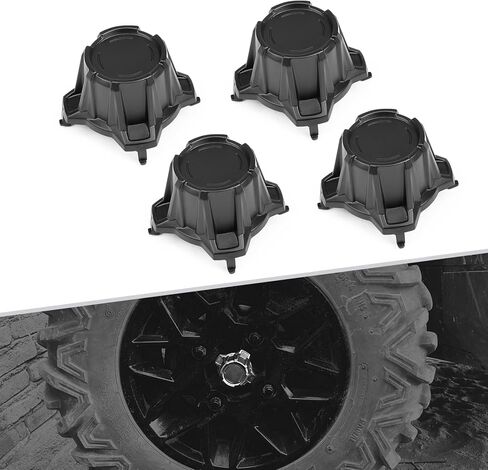 PSLER Maverick X3 أغطية محور العجلة المركزية للإطارات، أغطية غطاء حافة مركز الغبار لملحقات Maverick X3 Turbo R 2017-2020 استبدال OEM # 705401841 4 قطعة in Kuwait