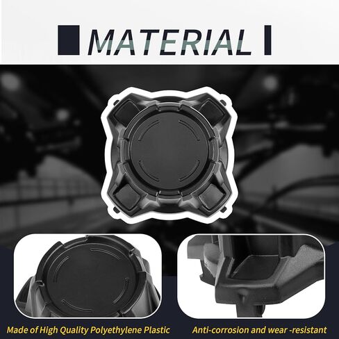 PSLER Maverick X3 أغطية محور العجلة المركزية للإطارات، أغطية غطاء حافة مركز الغبار لملحقات Maverick X3 Turbo R 2017-2020 استبدال OEM # 705401841 4 قطعة in Kuwait