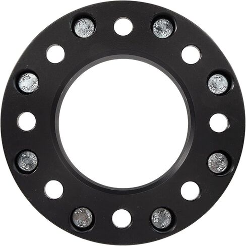 ECCPP 8x6.5 إلى 8x180 محولات العجلات 1.5 بوصة 8 عروة مناسبة لسيارة شيفروليه سيلفرادو 3500 HD 2007-2010 لسيارة GMC Sierra 2500 HD 2001-2010 مع مسامير 14x1.5 تجويف مركزي 117 مم - 4 قطع in Saudi Arabia