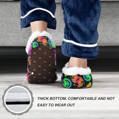 Kids Boys Girls Slippers Soft Memory Foam Indoor Toddler House Slipper Non Slip Spa Travel Household Shoes for Winter Home Bedroom Leopard Dinosaurs in Saudi Arabia