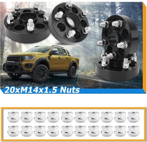 YIZBAP 4 قطع 5 × 100 إلى 5 × 112 محولات عجلة، 1.25 بوصة 5 × 100 مم إلى 5 × 112 مم محولات عجلة مركزية 57.1 مم مع مسافة خيط M14x1.5 in Kuwait