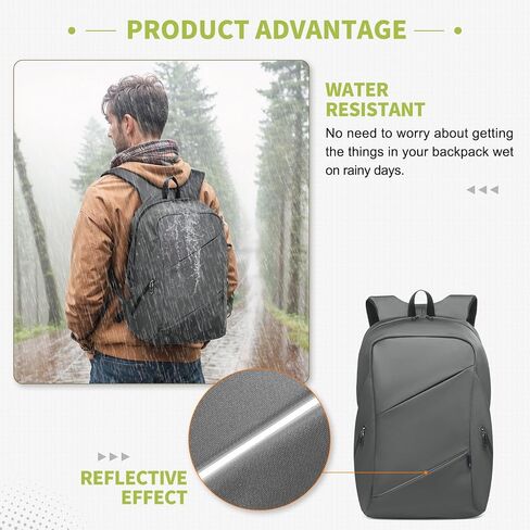 Travel Backpack Laptop Backpack, 20L Casual Daypack, Weekender Bag Carry on Flight Approved Water Resistant Lightweight for Men Women, Green in Saudi Arabia