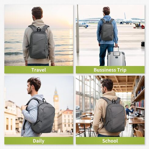 Travel Backpack Laptop Backpack, 20L Casual Daypack, Weekender Bag Carry on Flight Approved Water Resistant Lightweight for Men Women, Green in Saudi Arabia