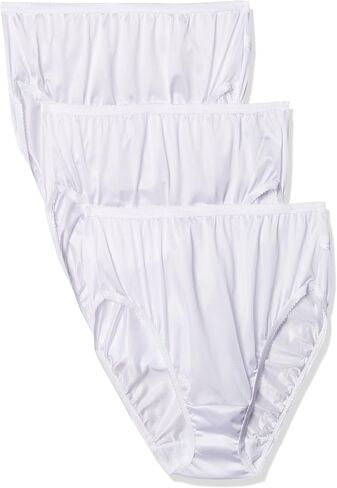 Shadowline Women's Panties-Hi Cut Nylon Brief (3 Pack) in Saudi Arabia
