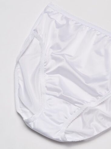 Shadowline Women's Panties-Hi Cut Nylon Brief (3 Pack) in Saudi Arabia