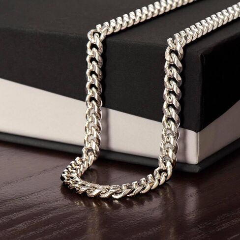 To My Step Dad Necklace, Cuban Link Chain Necklace Gifts for Men Him, Cuban Pendant Necklaces for Men Anniversary Birthday Christmas Gifts for Daddy from Daughter and Son, Gift For Step Dad Necklace in Saudi Arabia