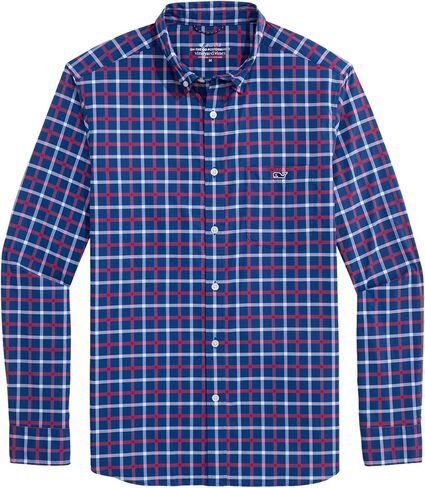 قميص رجالي من Vineyard Vines مصنوع من النايلون أثناء التنقل in Saudi Arabia
