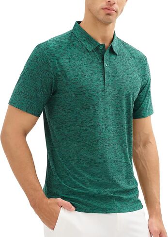 MAGCOMSEN Mens Polo Shirts Dry Fit Golf Shirts Moisture Wicking Athletic Workout Golf Polo Tees Casual Collared Shirt in Saudi Arabia